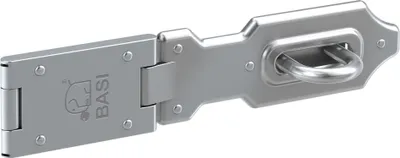 Produktbild von BASI - Sicherheitsüberfalle - 100 mm - 1 Gelenk - galnzverzinkt - 6900-0100