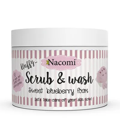Produktbild von Nacomi Blaubeer Peeling-Schaum, sanfte Reinigung, 180 ml