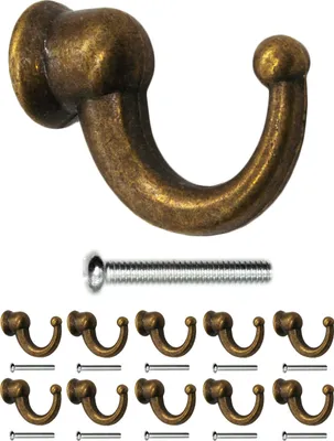 Produktbild von 'FUXXER® - Antike Garderoben-Haken, Handtuch-Haken, Kleider-Haken, Eisen-Haken, Messing Bronze Design'