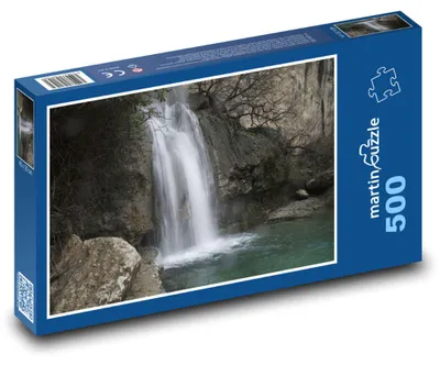 Produktbild von Puzzle 500 Wasserfall im Wald - martinpuzzle