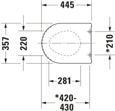 Produktbild von Duravit 0066990000 WC-Sitz Happy D. mit SoftClose