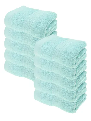 Produktbild von Julie Julsen BIO Gästetuch 10er Set 30x50 Babyblau
