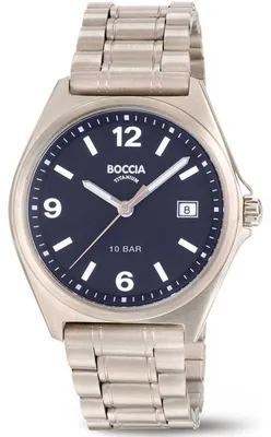 Image de Montre pour homme Boccia 3663-02 Classic, bracelet en titane