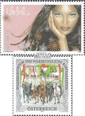 Produktbild von Briefmarken Österreich 2006 Mi 2590,2591 (kompl.Ausg.) gestempelt Aidshilfe