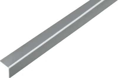 Immagine prodotto di Alberts 432959 Profilo angolare, autoadesivo, plastica, aspetto acciaio inox, 1000 x 20 x 20 mm