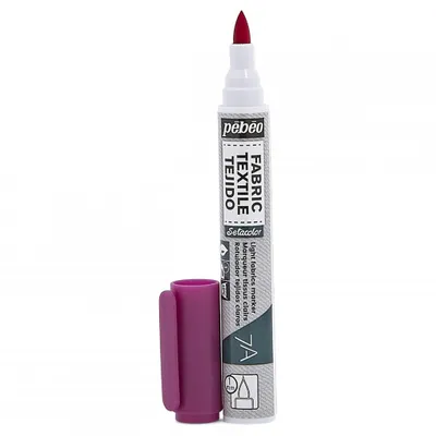 Produktbild von Pébéo 803405 7A Textilmarker, 1 mm, Rosa