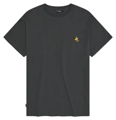 Produktbild von Bavarian Caps T-Shirt "Peanuts: Ned mit mir" - dunkelgrau L