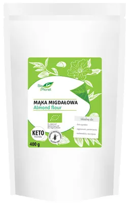 MĄKA MIGDAŁOWA BIO 400 g - BIO PLANET