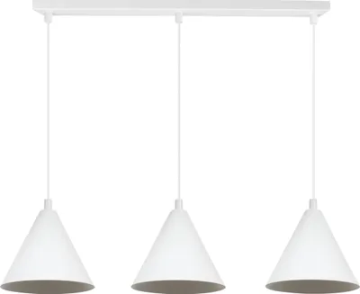 Obrázek produktu pro Závěsná lampa Soho bílá 3 světla 14cm E14