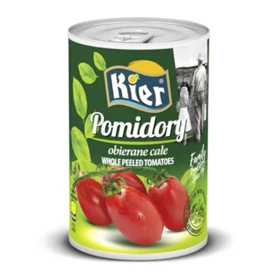 Zdjęcie produktu dla Pomidory obierane całe 400g/240g MARIMAX