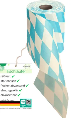 Produktbild von Sensalux Tischläufer 15cm x 25m bayern