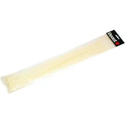 Obrázek produktu pro Nylonové stahovací pásky bílé 500 mm 30 kusů