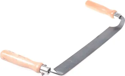 Produktbild von Aqbau Zugmesser gerade 35cm Ziehmesser für Holz gerade Wagnermesser mit Holzheft