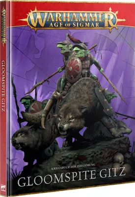 Produktbild von Warhammer Age of Sigmar Gloomspite Gitz Kriegsbuch der Zerstörung Deutsch