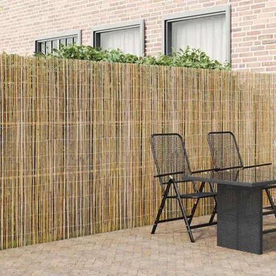 Produktbild von Möbel Bambuszaun Braun 500 x 180 cm Bambus - Metallzäune 42006525