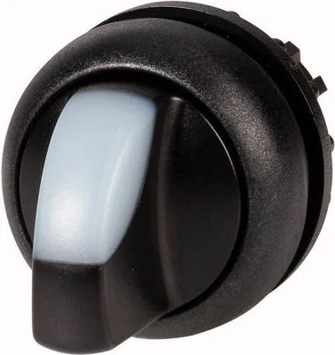 Produktbild von Eaton M22S-WRLK-W, Kippschalter, Kunststoff, Schwarz, Weiß, IP66, 29,7 mm, 45,9 mm