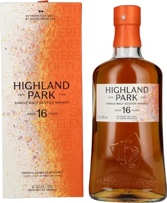 Produktbild von Highland Park 16 Years Old BETWEEN YOU AND I by Björn Frantzen Single Malt Scotch Whisky 48% Vol. 0,7l in Geschenkbox