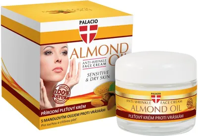 Zdjęcie produktu dla PALACIO Krem do twarzy z olejem migdałowym 50ml