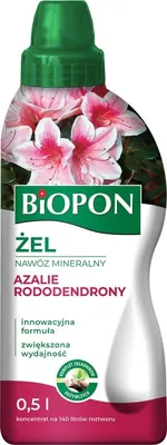 Obrázok produktu pre Minerálne hnojivo pre rododendrony, azalky a rododendrony BIOPON 0,5 l