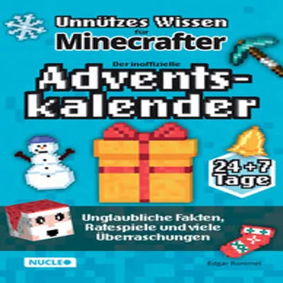 Zdjęcie produktu dla Przydatna wiedza dla Minecraftowców - Nieoficjalny kalendarz adwentowy