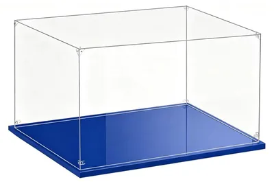 Imagen del producto de Omgoods - Vitrina transparente de 3 mm de acrílico - Protección para objetos de colección