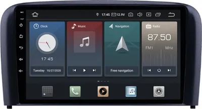 Produktbild von Für Volvo S80 98-06 9" Touchscreen Android Autoradio Bluetooth GPS Navi CarPlay
