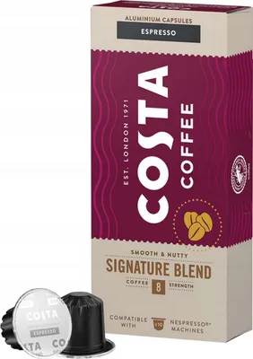 Produktbild von Costa Coffee Kaffeekapseln Signature Blend, Nespresso ESPRESSO kompatibel 10 Kapseln