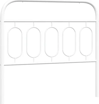 Produktbild von vidaXL Ersatz-Kopfteil Metall Weiß 100 cm