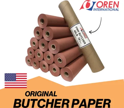 Produktbild von Oren Original Pink Butcher Paper, BBQ Kraftpapier - 10 Meter