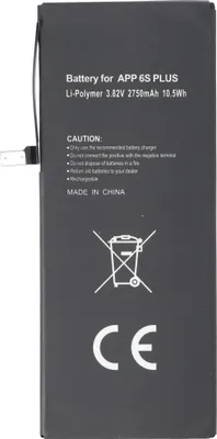 Produktbild von Akku passend für den Apple iPhone 6S plus Akku 616-00045, 2750mAh max. 10.5Wh