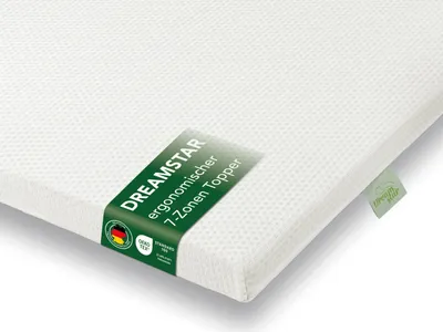 Productafbeelding van Ergonomische koudschuim toplaag | extra stevig | 180 x 200 cm | H4 | 5 cm hoog | DREAMSTAR Easy Dream