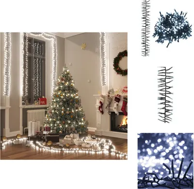 Immagine prodotto di vidaXL Luci LED da fata con 1000 LED bianco freddo 11 m PVC - Illuminazione di Natale