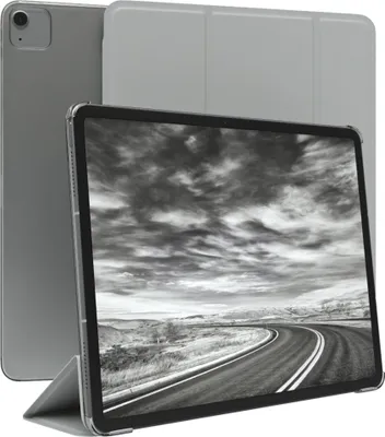 Produktbild von EAZY CASE Smartcase für Apple iPad Air 13 (2024) Tabletcase Bookcover Smart Flipcase magnetisch Grau