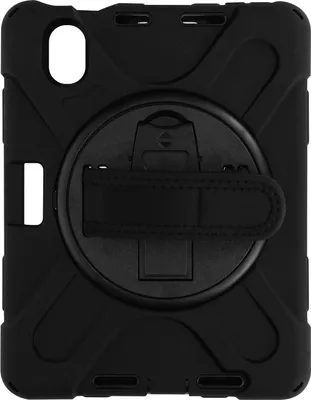Produktbild von Avizar, Hybrid-Hülle mit Griff und Ständer für Apple iPad Mini 6 2021 / Mini 7 2024, Schwarz