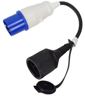 Imagen del producto de Dispositivo de protección contra sobretensiones (CEE) para uso profesional, modelo IP44, 2P+E, 230V, 50Hz, 16A-6H
