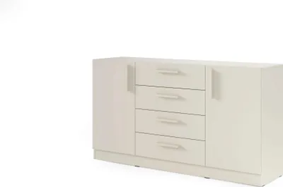 Produktbild von Furniture24 Kommode Braga Brk1K Sideboard 155 X 85 X 40 Cm - Kaschmir