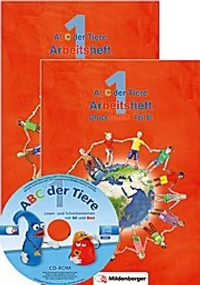 Image de ABC der Tiere 1 - Arbeitsheft Druckschrift, Teil A und B. Neubearbeitung