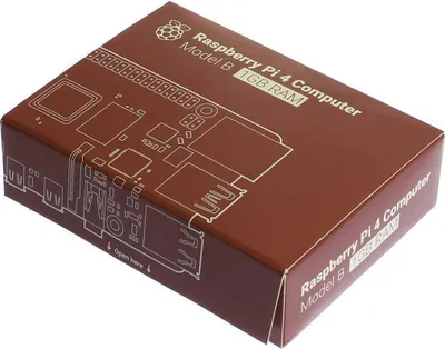 Obrázek produktu pro Raspberry Pi 4 Model B, BCM2711, 1,5 MHz, 1024 MB, LPDDR4, MicroSD (TransFlash), 2.0/3.2 Gen 1 (3.1 Gen 1)