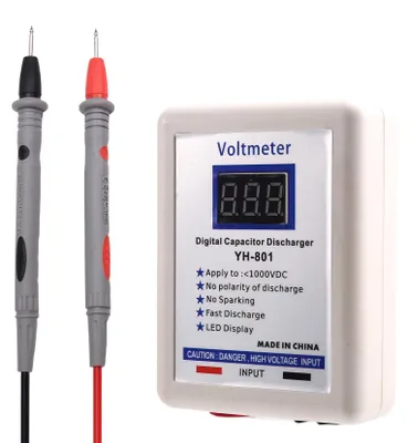 Entladungspen 1000 V DC, digitales Voltmeter, Kondensator-Entladungstool