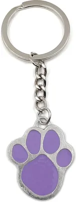 Produktbild von Onwomania Schlüsselanhänger - "Pfote Tatze Hund" - Metall Glücksbringer ideal als Geschenk z.B. für den besten Freund, die beste Freundin, Mama