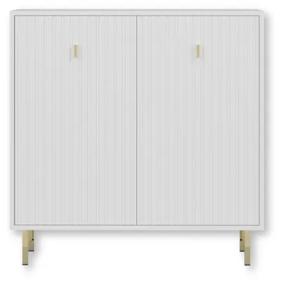 Zdjęcie produktu dla PIANO Komoda KOM2D - Biała | 88x86x40 cm, productTiles.product.images.aiGenerated