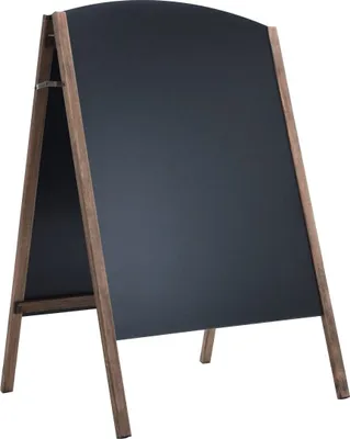 Produktbild von GOPLUS Kreidetafel Klappbar, Kundenstopper aus Holz, Werbetafel Kindertafel Standtafel Werbeaufsteller Schreibtafel Maltafel