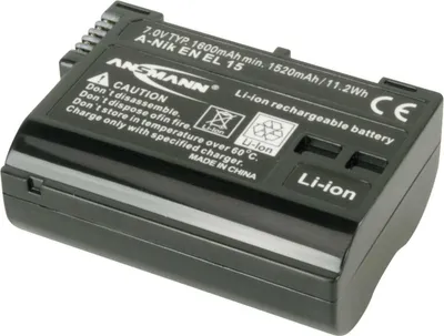 Obrázok produktu pre Ansmann A-NIK EN EL 15, 1600 mAh, 7 V, Lithium-ion (Li-ion)
