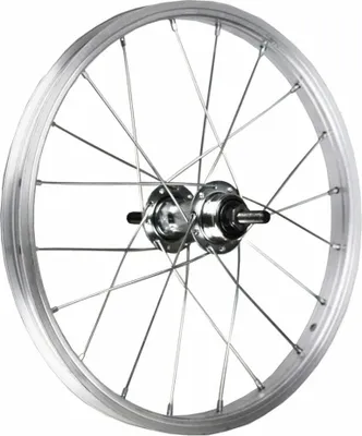 Image de Roue avant Bonin 16'' argent 12 x 100 mm argent 12 x 100 mm