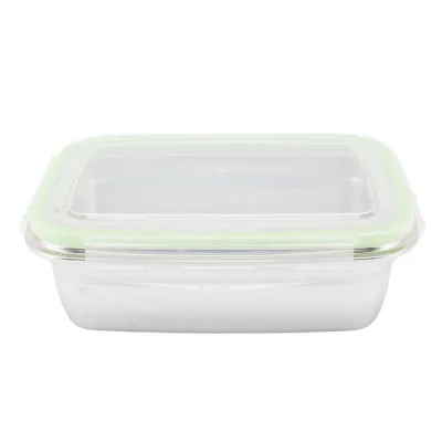 Image de Boîte à lunch en acier inoxydable 304, étanche, boîte à bento carrée, 350 ml