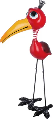 Zdjęcie produktu dla Gilde Figur, Vogel, "Flip", Metall, rot, VE 1, L. 65 cm, B. 52 cm, H. 119 cm  69615