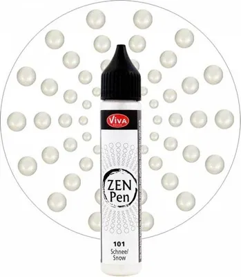 Immagine prodotto di Colorare con l'applicatore per creare punti Zen Pen - Viva Decor - Neve