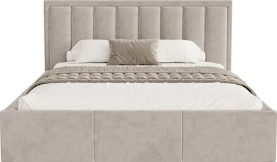 Produktbild von FEDVE Polsterbett Sitia aus Velvet 160x200 cm, Taupe