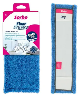 Productafbeelding van Sorbo vloerwisser – microvezeldoek voor vloeren, herbruikbaar en wasbaar