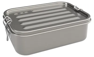 Edelstahl-Brotdose, 0,8 l, leckfrei, BPA-frei, spülmaschinengeeignet
